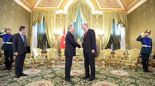 Путин и Эрдоган встретились в Кремле