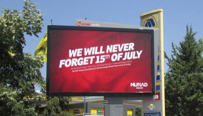 В США не разрешили устанавливать билборды, посвященные годовщине попытки государственного переворота в Турции