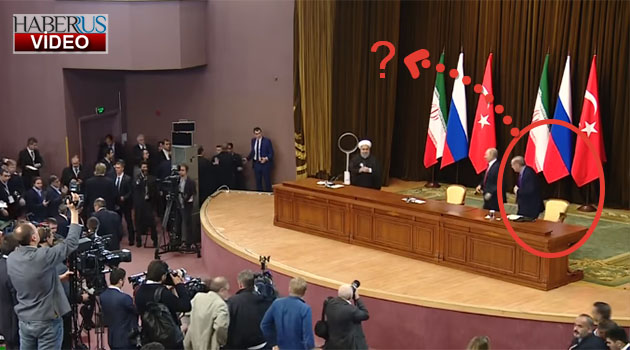 Почему Путин уронил стул Эрдогана на пресс-конференции в Сочи?   