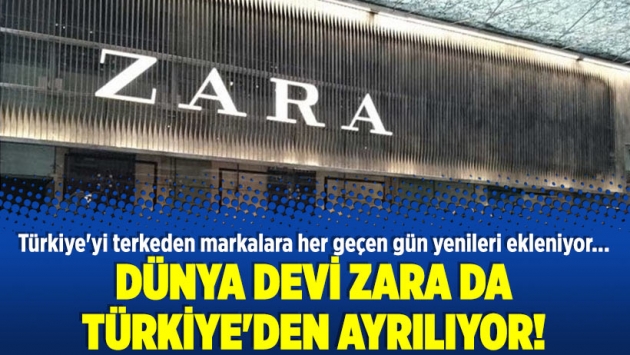 Ко всемирным брендам, покинувшим рынок Турции, присоединилась Zara