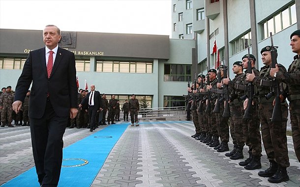 Для президентского дворца Эрдогана сформировано специальное полицейское подразделение