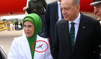 Жена президента Турции отправилась в Великобританию с брошью в 15 тысяч долларов