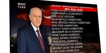 Лидер националистов Турции опубликовал чёрный список журналистов