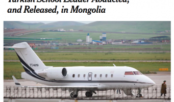 Газета New York Times написала о попытке турецких спецслужб похитить педагога в Монголии   