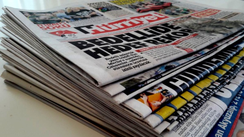 За пять лет тираж газет В Турции сократился на 32%