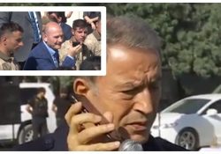 Акар и Сойлу дали военным послушать праздничное поздравление Эрдогана через iPhone   