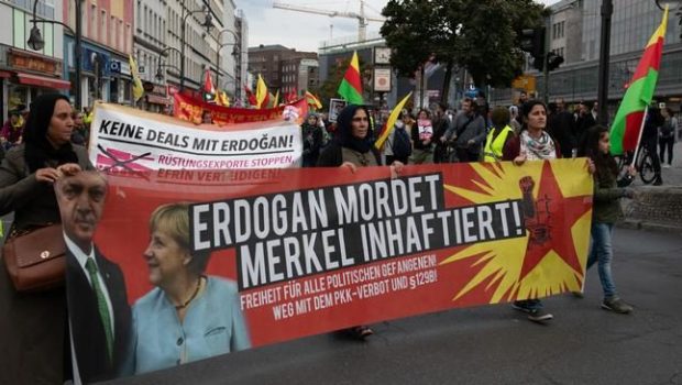 В Германии протестуют против визита Эрдогана   