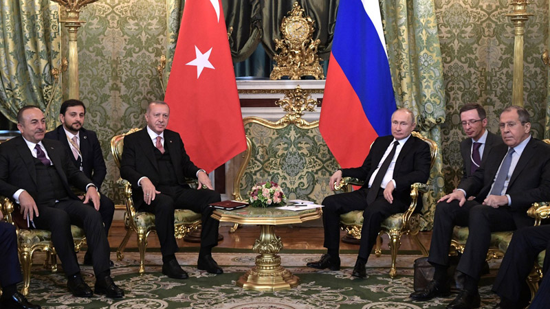 Путин и Эрдоган встретились в Москве