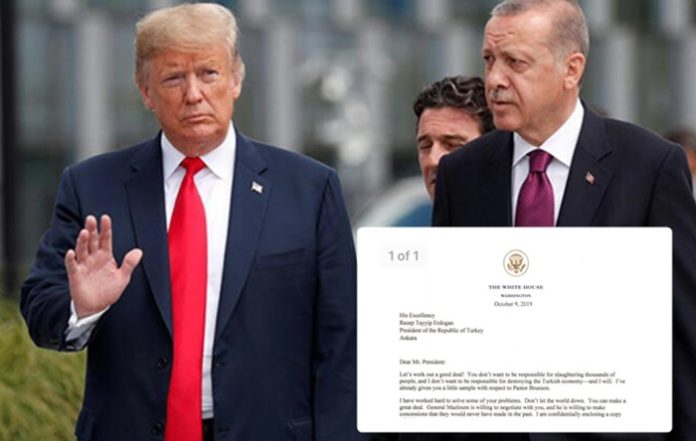 Письмо Трампа Эрдогану: Не будьте дураком! Не оставайтесь в истории дьяволом!