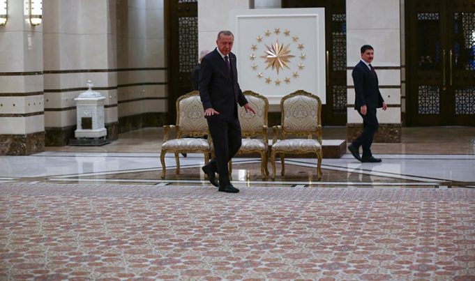 Эрдоган похвастался ковром местного производства   