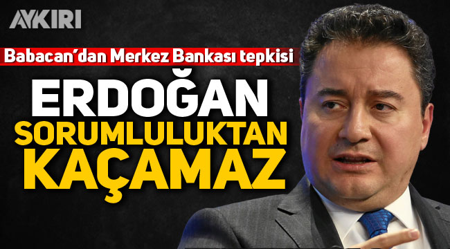 Бабаджан: Эрдоган не избежит ответственности, даже если сменит главу Центробанка