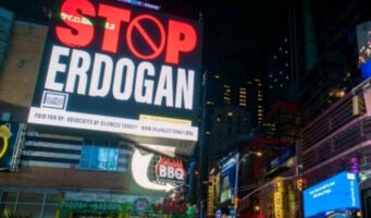 STOP ERDOGAN: Реклама в Нью-Йорке вызвала гнев правящей ПСР   