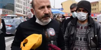 Житель Анкары обвинил Эрдогана в провале экономики   